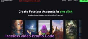 Faceless video Promo Code